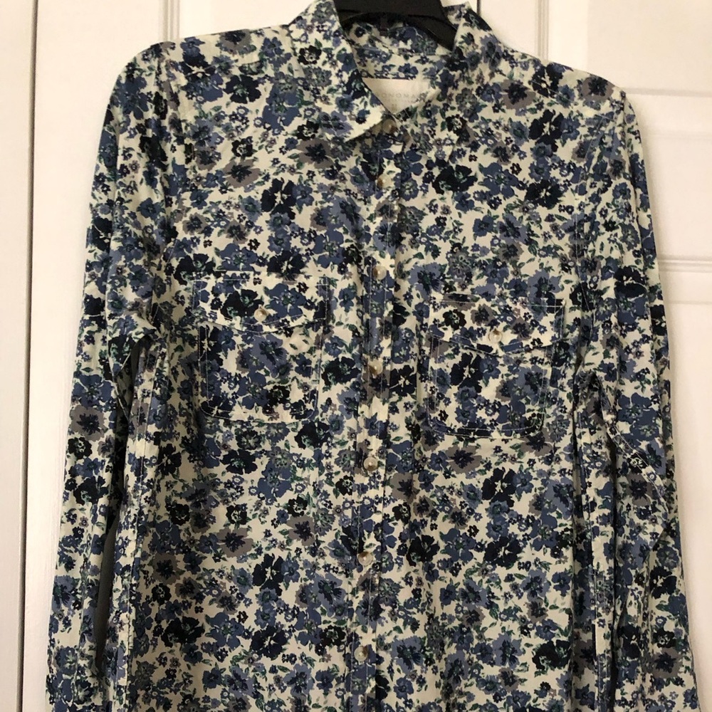 Floral “Sonoma” Button Down Shirt